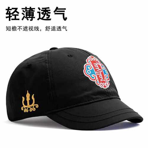 户外帽子2024新款男春夏季透气