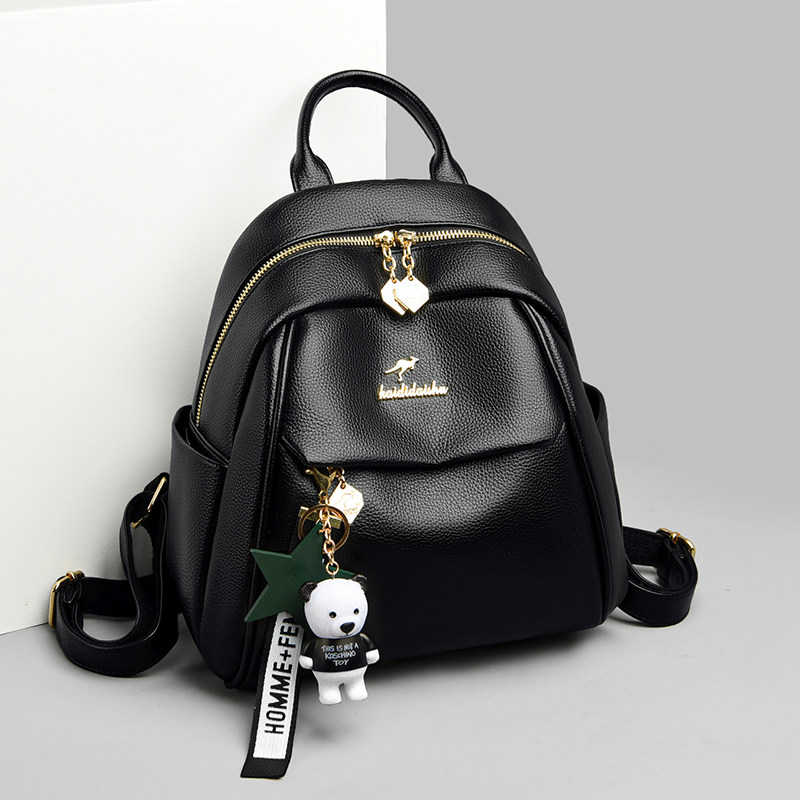 凯蒂袋鼠小背包女潮2024新款大容量春夏双肩包女士妈妈包旅行小包