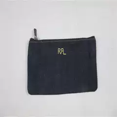 New Style? European and American Retro Vintage Doublerrl Unisex Clutch Bag Denim Embroidered Patch Long Bag