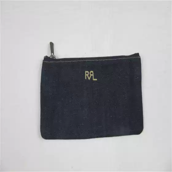 New Style? European and American Retro Vintage Doublerrl Unisex Clutch Bag Denim Embroidered Patch Long Bag