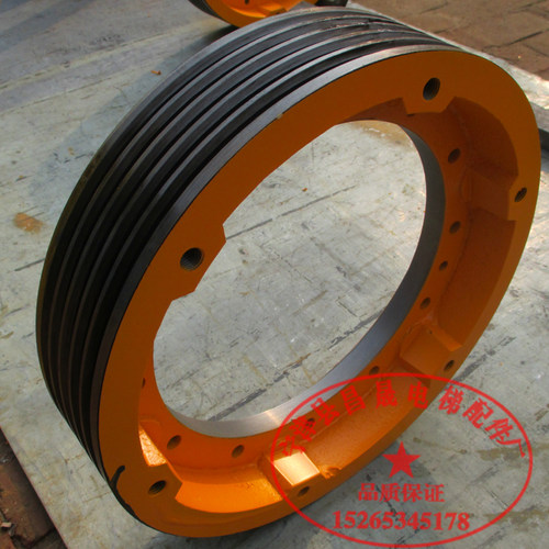 电梯配件曳引机轮广东奥安达曳引轮404*5*10厂家直销品质保证