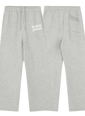 BROKEN PLANET美式小众潮牌休闲裤字母发泡印花嘻哈高街直筒长裤