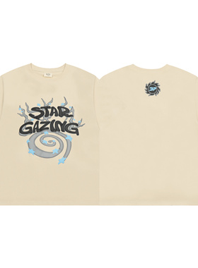 BROKEN PLANET美式小众潮牌发泡印花嘻哈高街休闲纯棉圆领短袖T恤