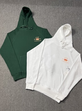 AIME LEON DORE欧美明星同款潮牌字母印花高街宽松纯棉卫衣连帽衫