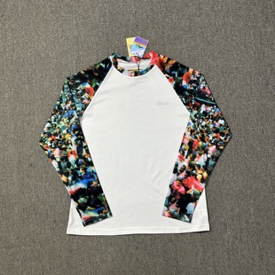 恶魔岛Corteiz数码人像插肩长袖美式潮牌嘻哈高街男纯棉圆领T恤衫