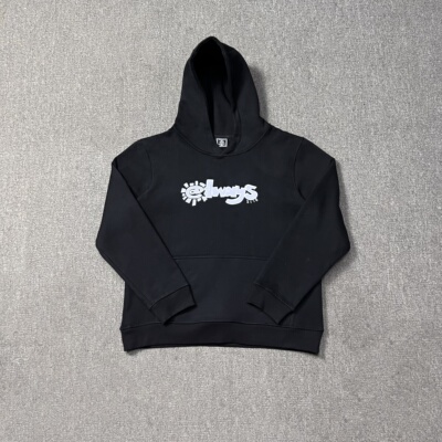 ADWYSD潮牌太阳卷印花欧美明星同款INS高街休闲加绒纯棉连帽卫衣