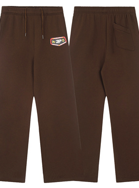 BROKEN PLANET徽标发泡字母印花直筒长裤美式潮牌嘻哈高街休闲裤