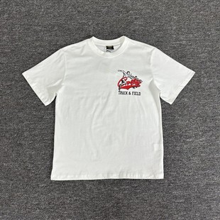 恶魔岛Corteiz美式运动员印花潮牌嘻哈高街T恤衫宽松纯棉圆领短袖