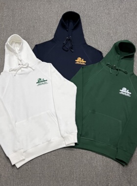 美式AIME LEON DORE潮牌字母印花INS高街宽松纯棉卫衣毛圈连帽衫