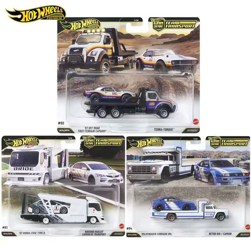 风火轮Hot wheels汽车文化运输车队普利茅斯丰田合金车模型FLF56