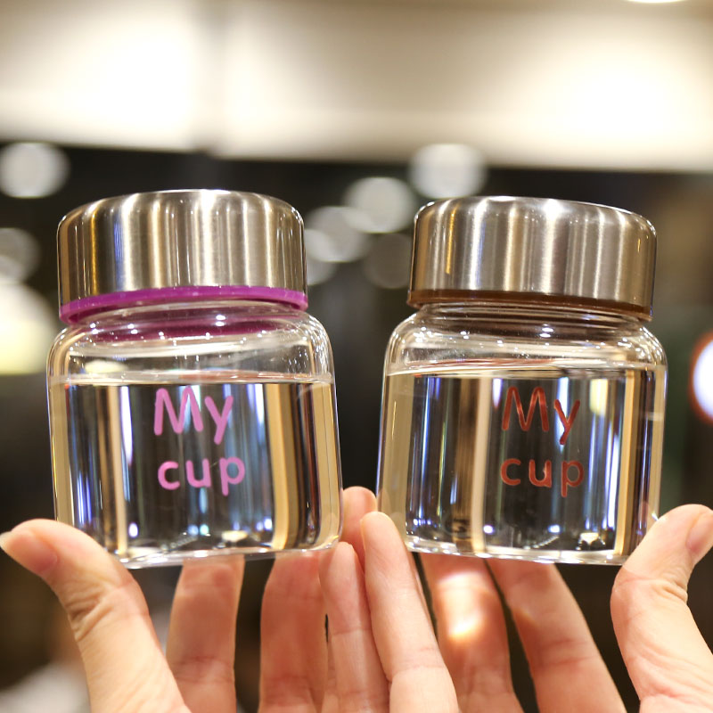 超小玻璃杯迷你可爱韩版网红抖音