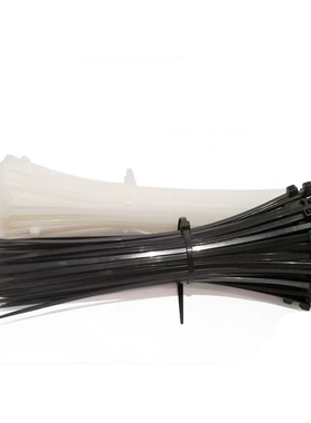 自锁式尼龙扎带黑白塑料固定扎线带电线捆扎线束带