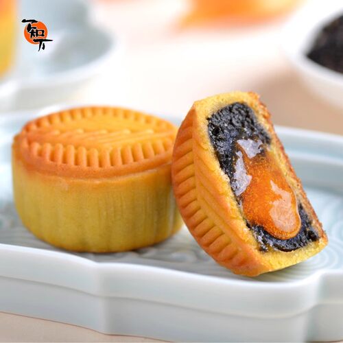 流心奶黄广式月饼一知万