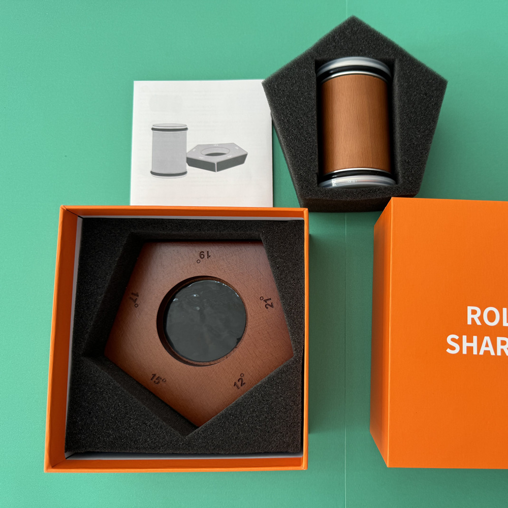 Rolling knife sharpener可调节磨刀石滚筒磨刀器滚动刀具磨刀器
