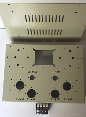 6p6P胆机小机箱机壳6v6 6p13p套件机箱DIY机壳2个小七脚4个大八脚