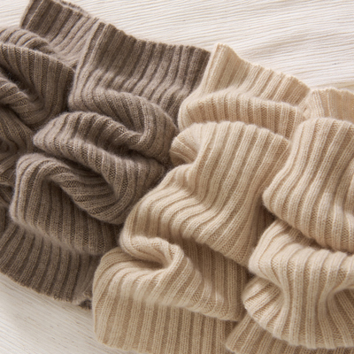 100%纯山羊绒袜套保暖过膝长筒袜