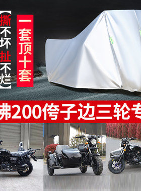 狒狒200摩托车边三轮车罩车衣