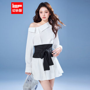 韩系性感甜酷辣妹气质设计感上下套短裙 新款 IEF 爱依服2026夏季