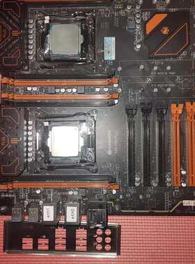 议价华南x99 F8D Plus双路主板，功能测试正常，带包装带（维修）
