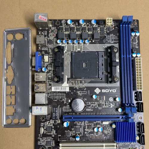 议价梅捷SY-A68M全固版S1主板，FM2+接口，支持AMD（维修）