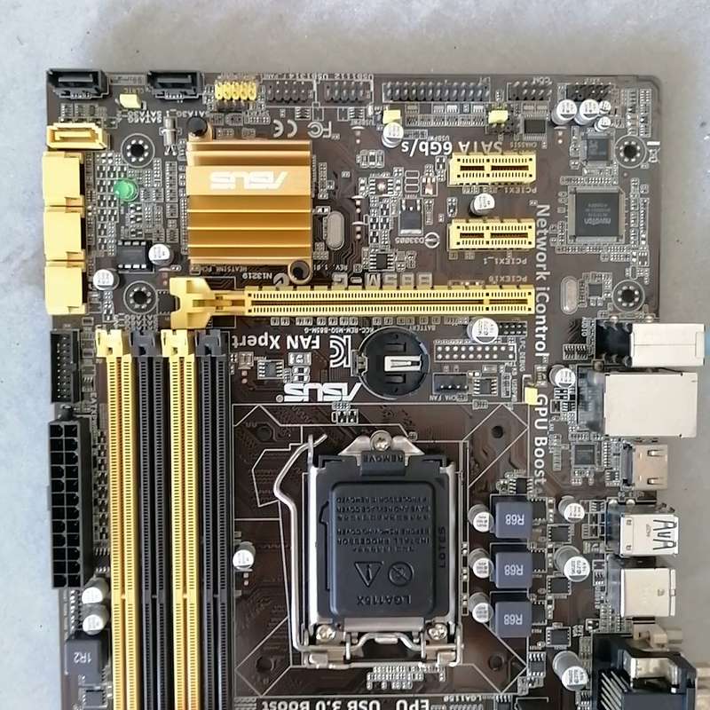 议价华硕B85M-G主板，LGA1150接口，支持DDR3内存，（维修）图片