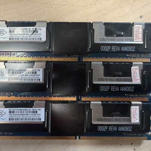 议价南亚Nanya DDR3 1GB ECC服务器内存条（维修）