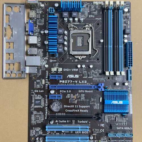 议价华硕P8Z77-V LX2主板，拆机原装，带挡板，支持DDR（维修）