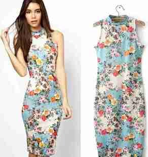 new hip Slim sleeveless dress fit 2020