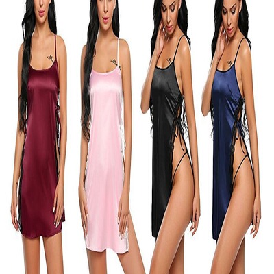 Pajamas nightgown plus size sexy lingerie nightdress 连衣裙