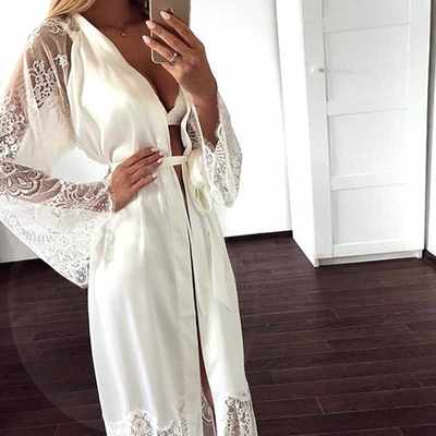 Robe sexy nightgown women nightgown