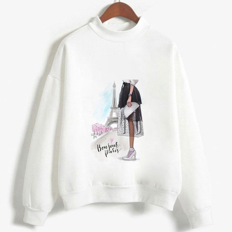 Female Sweatshirt Graphic Vogue 90s Aesthetic Hoodies