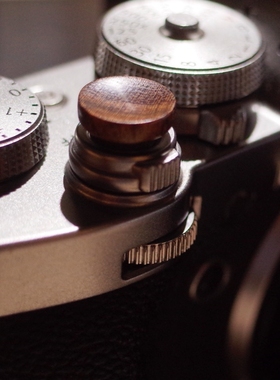 相机快门按钮键X100FV XT20 XE34 XT3 XT4 XT5 X-PRO3 Zf木制凹面