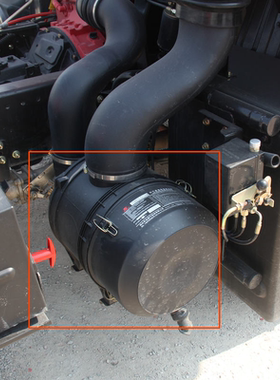 适配货车东风多利卡D9 D12滤芯外壳1109010-C51542空滤总成侧盖