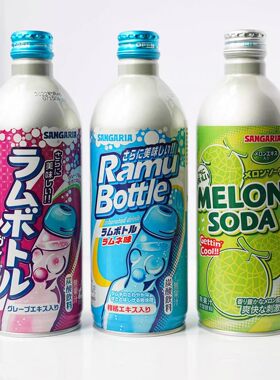 日本进口SANGARIA三佳利波子汽水碳酸饮料批发特价三佳丽桑格利亚