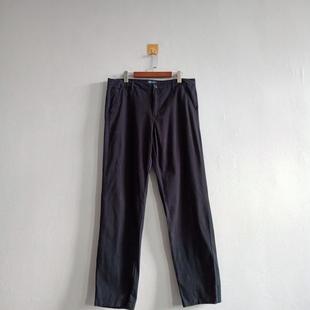 欧美水洗棉纯色修身 男装 长裤 男士 外贸新品 简约百搭休闲裤 秋季