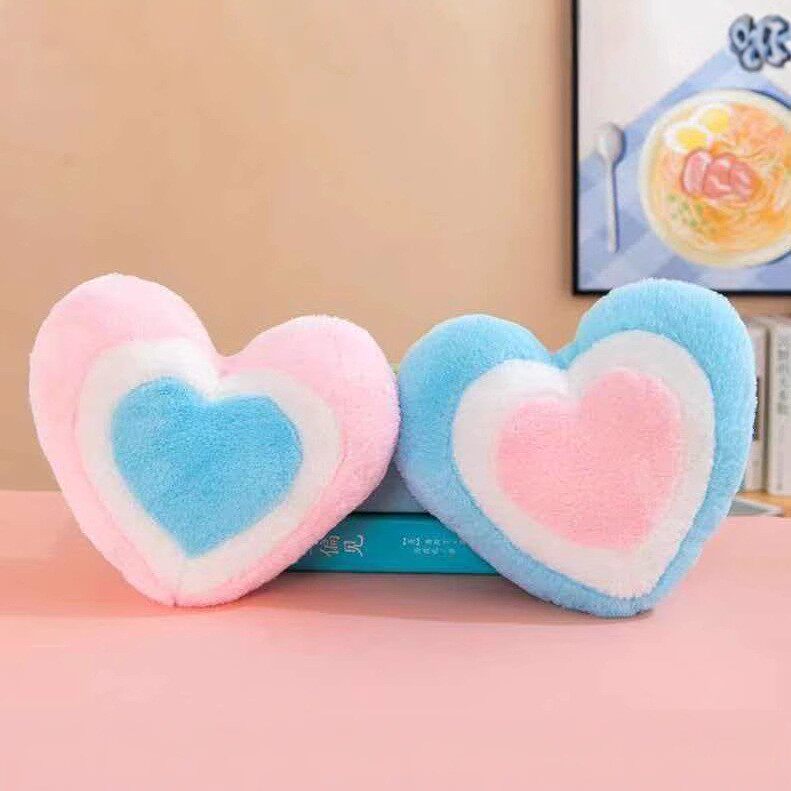 新爱心抱枕毛绒玩具靠垫幼儿园舞蹈情人节日礼物情侣婚庆心形礼品