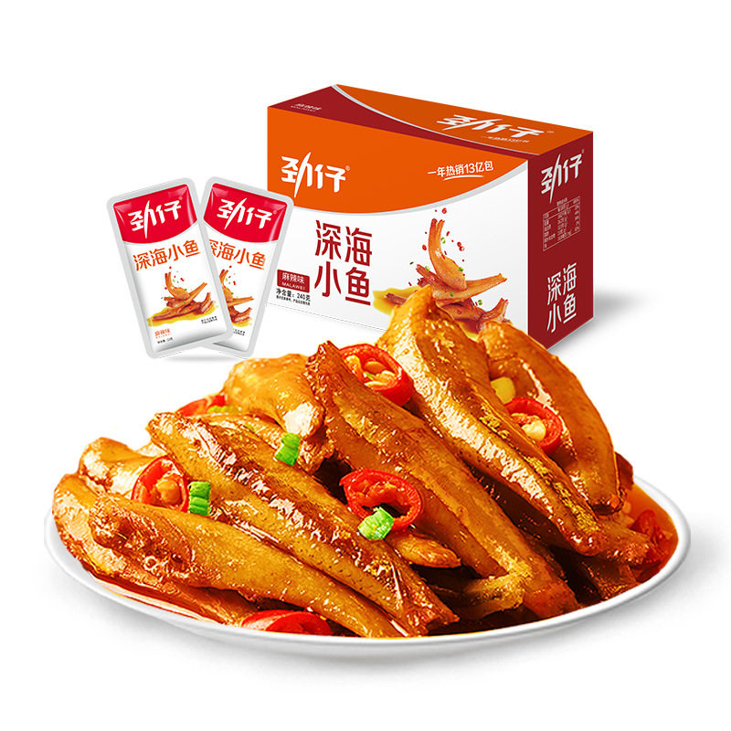 劲仔深海小鱼12gX20包图片