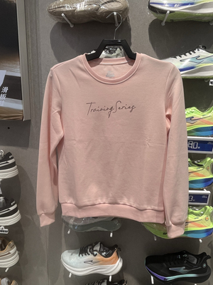 鸿星尔克女时尚春季透气卫衣运动圆领女上衣12220389011