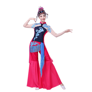 新款俏花旦演出服女成人京剧戏曲心有翎兮戏服表演服古典舞蹈服装