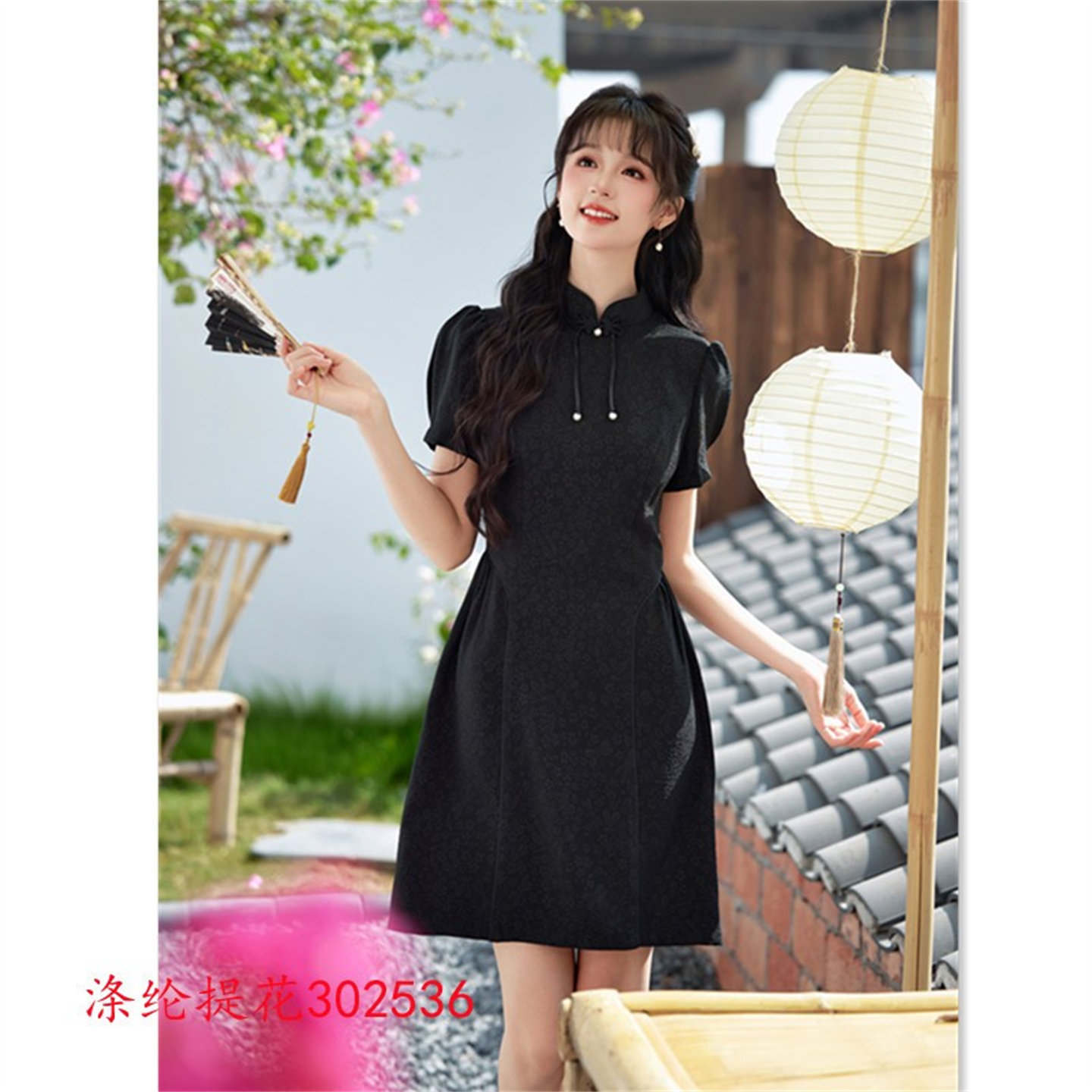 现代设计感时尚年轻少女旗袍2025春夏新款改良新中式日常可穿短裙