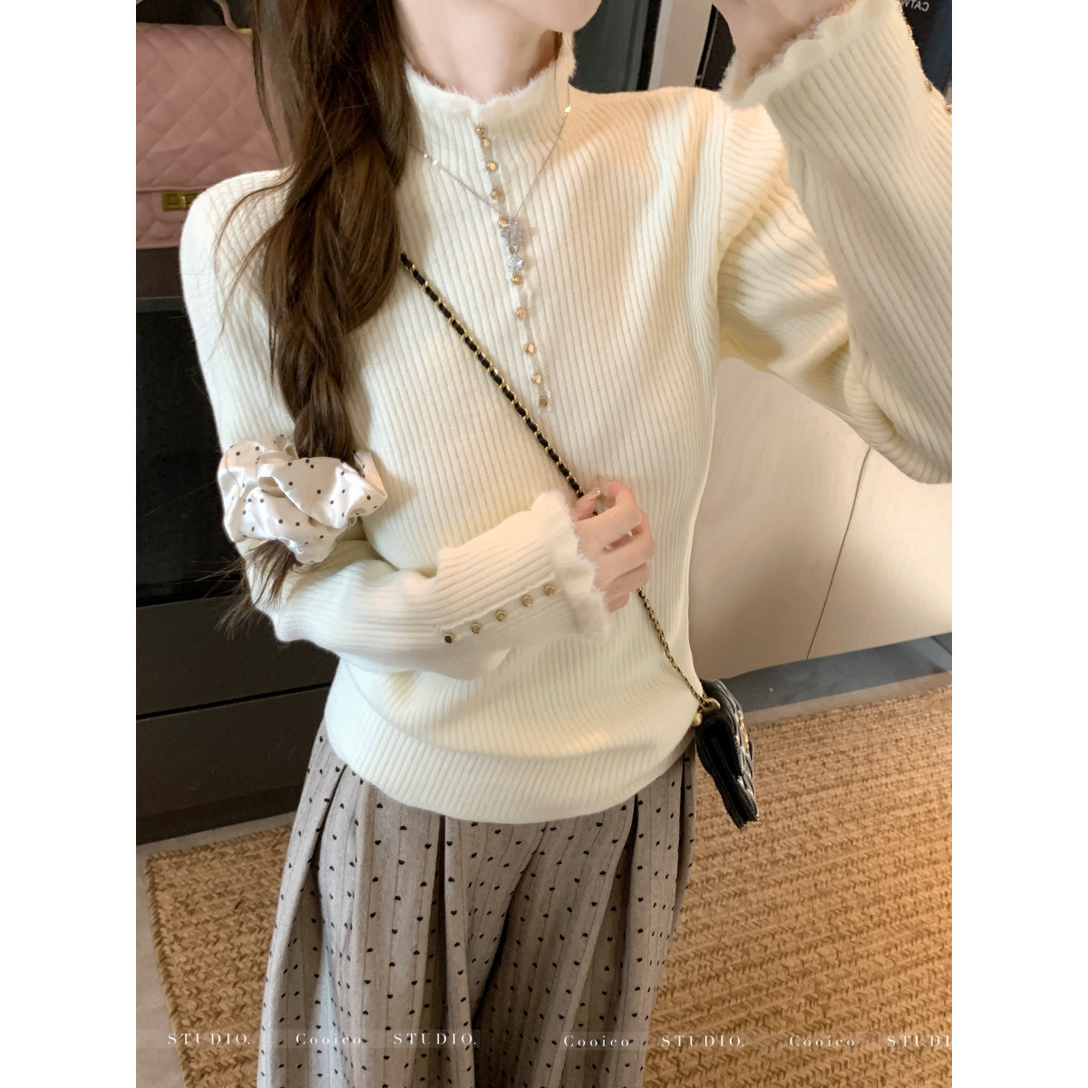 一体绒加绒加厚半高领辣妈外出哺乳毛衣秋冬针织内搭产后喂奶上衣,孕妇装/孕产妇用品/营养,家居服上装,淘宝优惠券,粉丝福利购,淘宝优惠卷