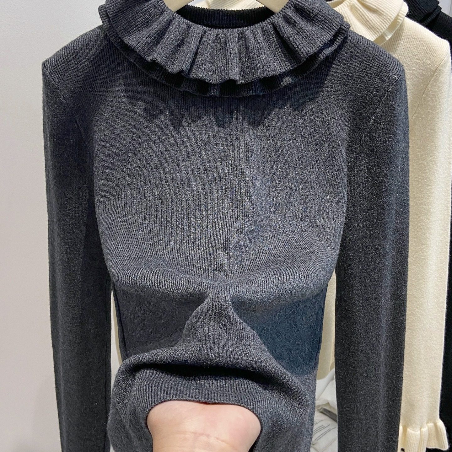 荷叶边辣妈外出哺乳针织衫秋冬修身显瘦内搭打底毛衣产后喂奶上衣,孕妇装/孕产妇用品/营养,家居服上装,淘宝优惠券,粉丝福利购,淘宝优惠卷