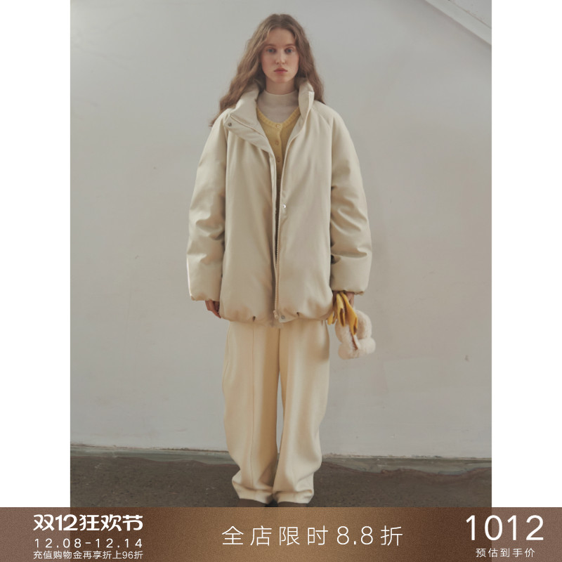 popchrio蓬松轻柔舒芙蕾羽绒服