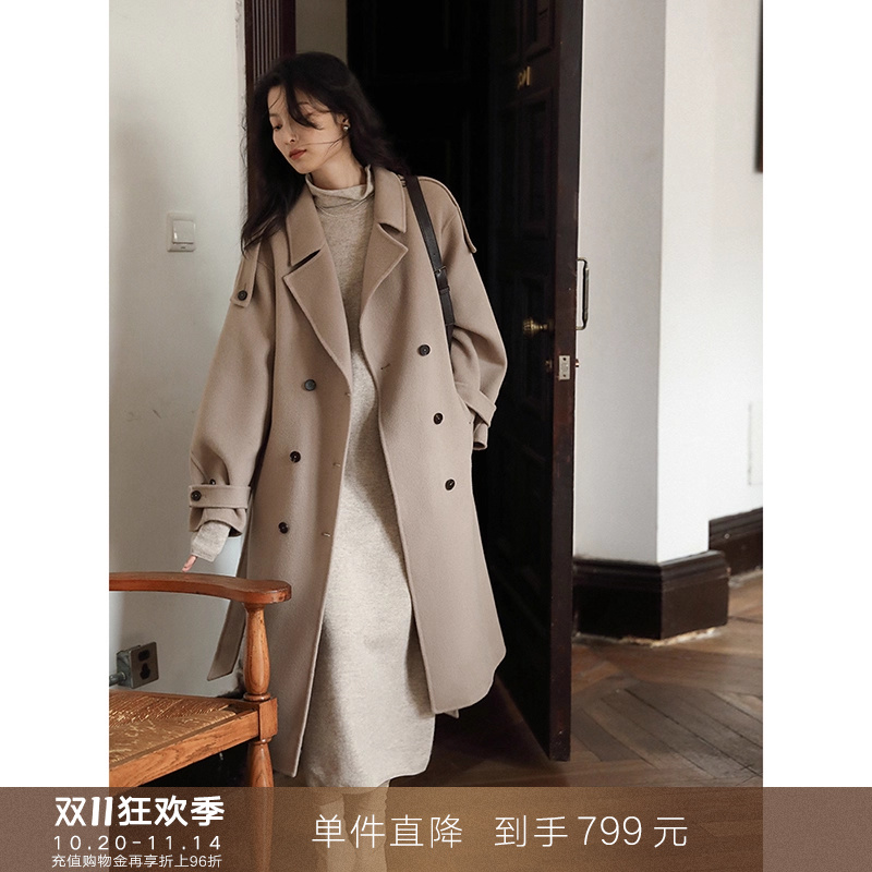 欧可芮女装风衣款大衣