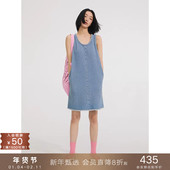 牛仔背心连衣裙显瘦a字短款 「Tomato Girl」小香风无袖 吊带裙子女