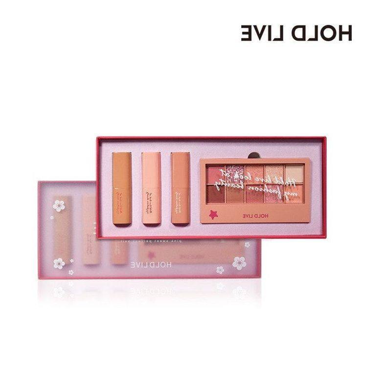 正品少E色粉漾眼影  轻甜口红10初学者LIV女款套装美妆HOLD套组合,彩妆/香水/美妆工具,彩妆套装,淘宝优惠券,粉丝福利购,淘宝优惠卷