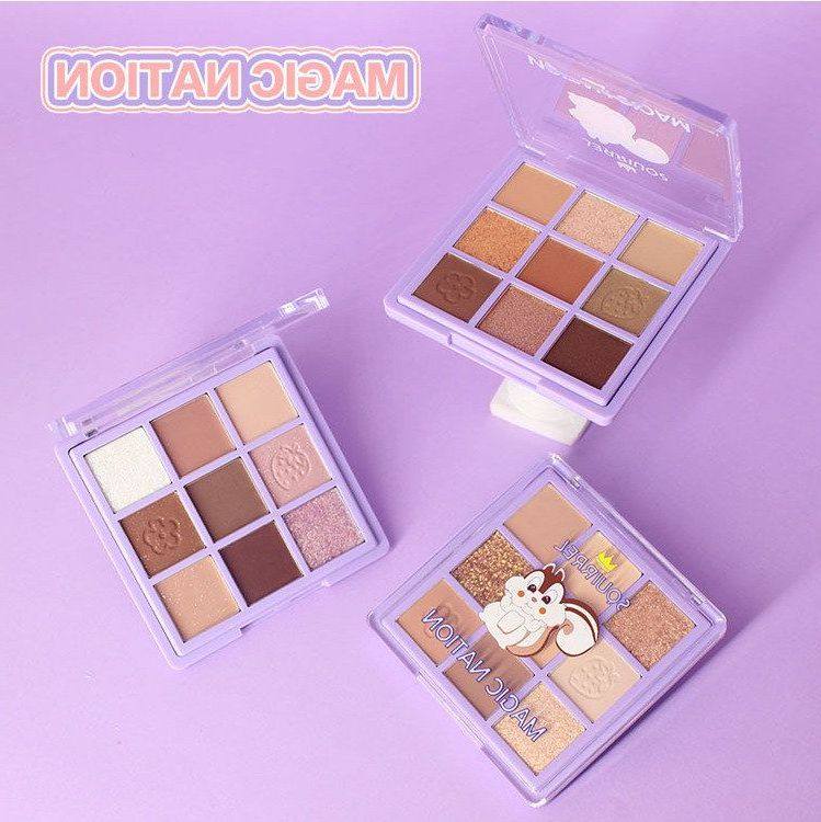 正品盘哑光眼影松鼠学生9眼影国度珠光大地梦幻色 松果宝贝女色九,彩妆/香水/美妆工具,眼影,淘宝优惠券,粉丝福利购,淘宝优惠卷