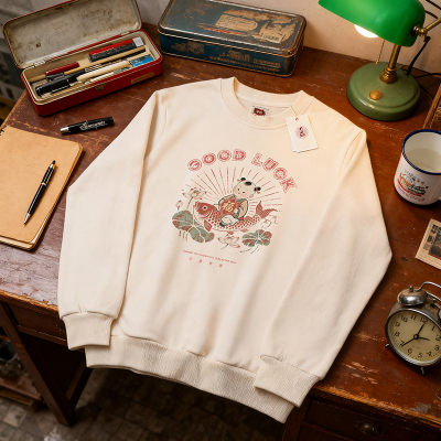 谢先绅秋冬好运锦鲤国潮卫衣