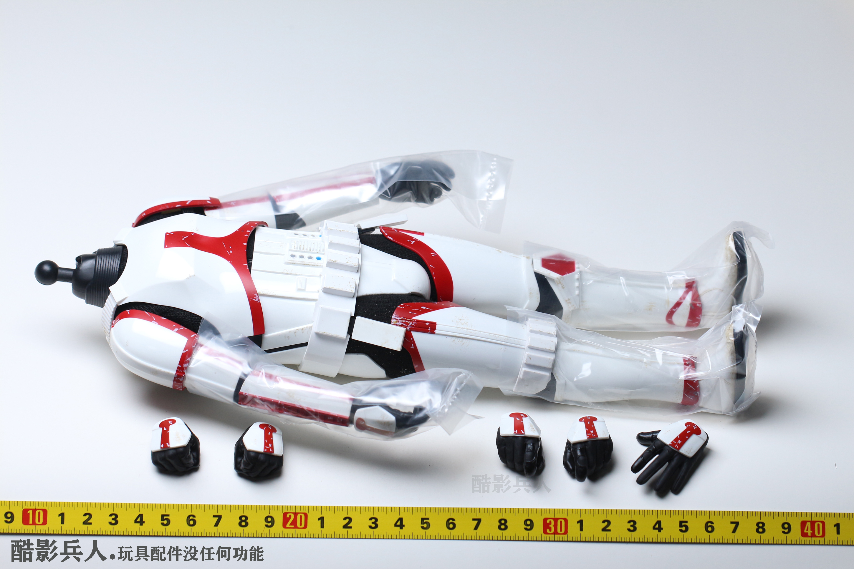 HOTTOYS HT TMS012 曼达洛人 帝国焚化 喷火暴风兵 主体 配件人偶