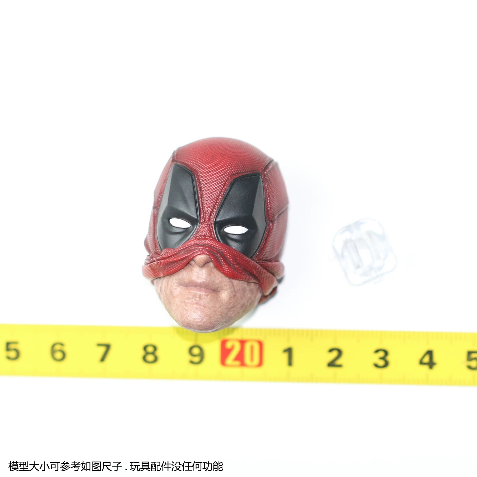 HT HOTTOYS 1/6 MMS782 死侍与金刚狼 死侍 战斗版 面具头雕 配件